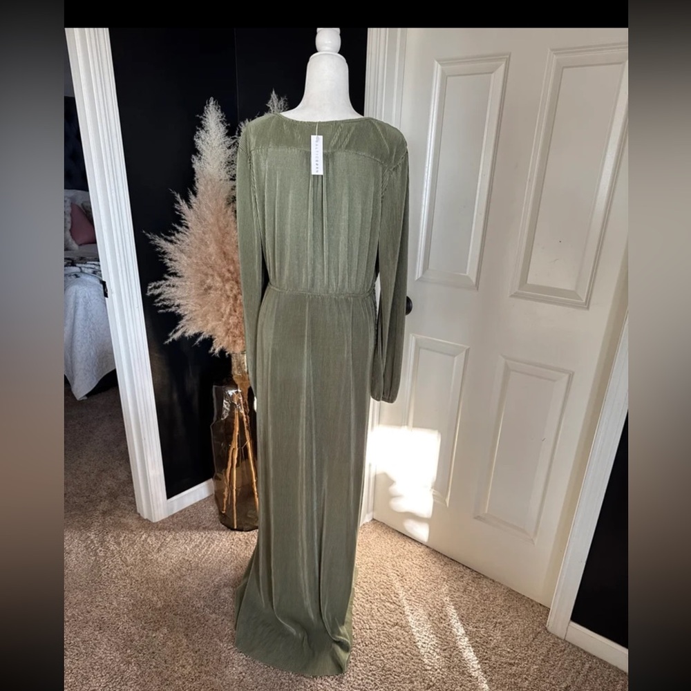 NWT Baltic Born Venus Sage Pleated Maxi Dress Size XXXLarge - Picture 9 of 12